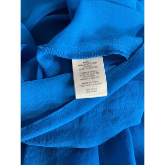 Rebecca Taylor Size 4 Layered Blouse Blue - Picture 11 of 11